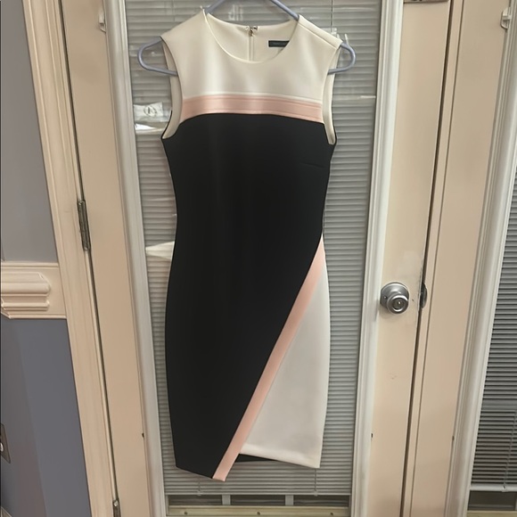 Tommy Hilfiger Black Sheath Midi Dress - Picture 1 of 4